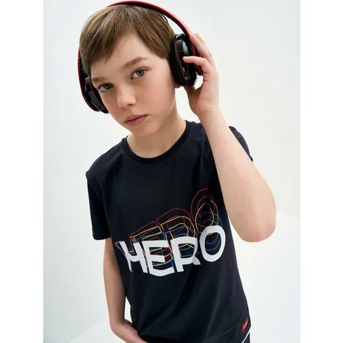 Футболка Kogankids, размер 164 / 14 лет, серый