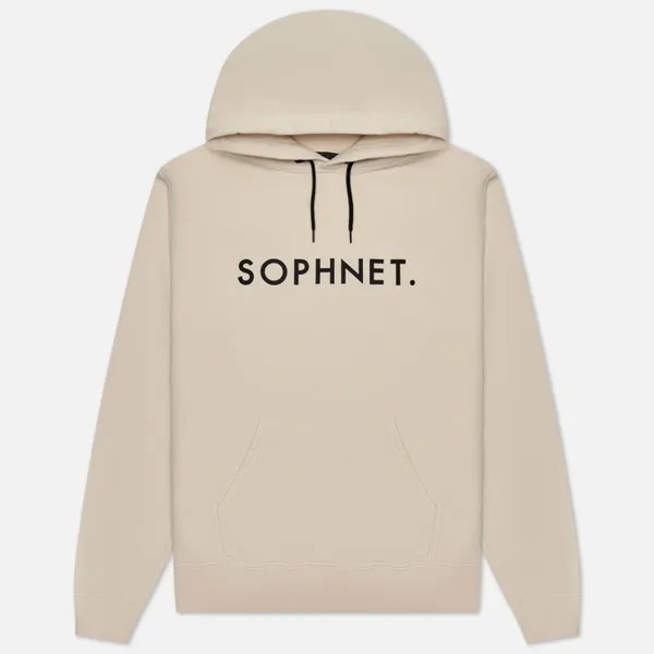 Мужская толстовка SOPHNET. Logo Hoodie белый, Размер XL