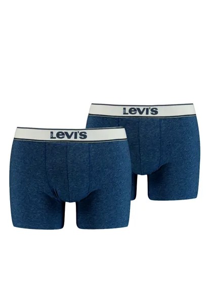 Боксеры Levi´s Boxershorts LEVIS MEN VINTAGE HEATHER BOXER BRIEF 2 шт, темно-синий