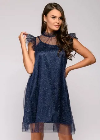 Вечернее платье женское 1001dress 0112001-01918DB синее 40