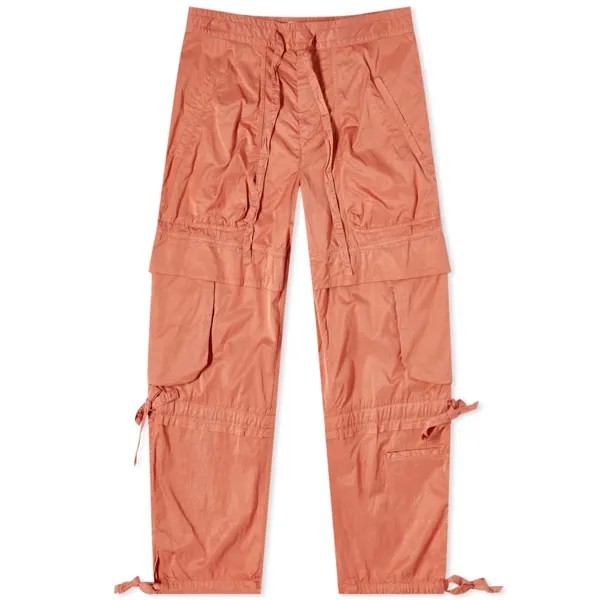 Хлопковые брюки-карго Isabel Marant, персиковый
