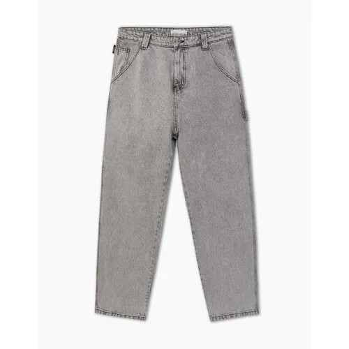 Джинсы широкие Gloria Jeans, размер 48/182, серый