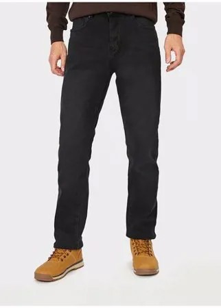 Джинсы утепленные BAON мужские, цвет: BLACKDENIM, размер: 34 (52)