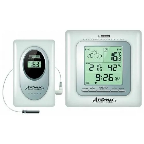 Метеостанция Atomic W739009 белый