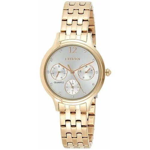 Наручные часы CITIZEN Basic ED8183-54A, золотой