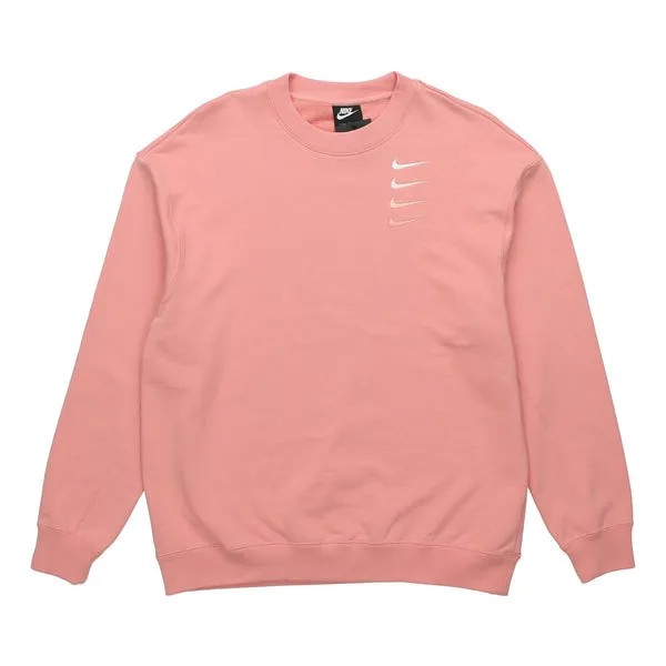 Толстовка Nike Swoosh Gradient Pullover Round Neck Pink, розовый