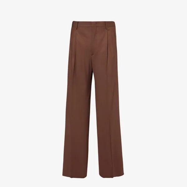 Широкие брюки свободного кроя из эластичной шерсти Etro, цвет m0406