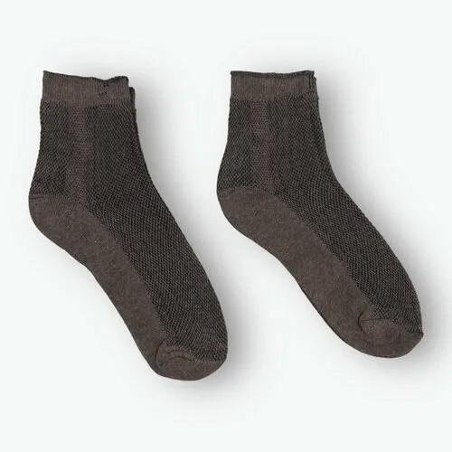 Носки Noname, 2 пары, размер 25, коричневый
