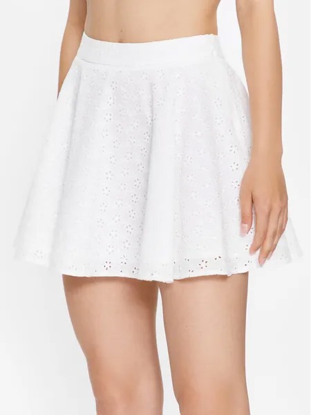 Трапециевидная юбка стандартного кроя Glamorous, белый