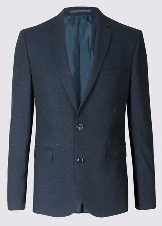 Пиджак текстурированный с современным приталенным кроем