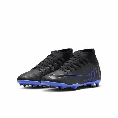 Бутсы  NIKE, размер 33.5\21см, синий, серебряный