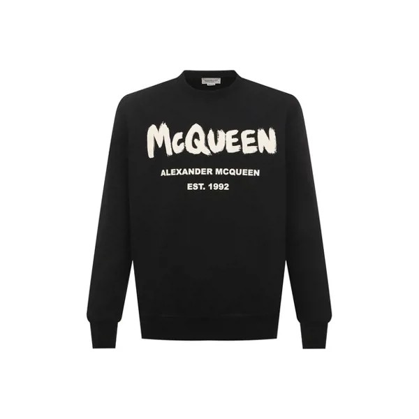 Хлопковый свитшот Alexander McQueen