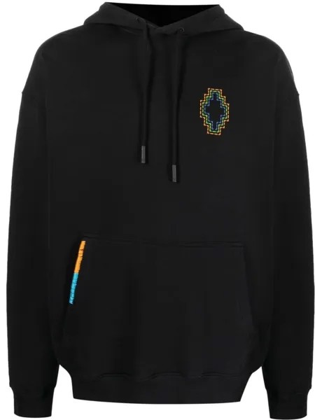 Marcelo Burlon County of Milan худи с кулиской и вышивкой Cross, черный