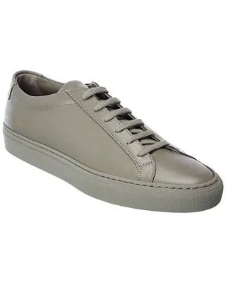 Мужские кожаные кроссовки Common Projects Original Achilles, серые 39