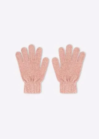 Розовые перчатки женские Gloria Jeans