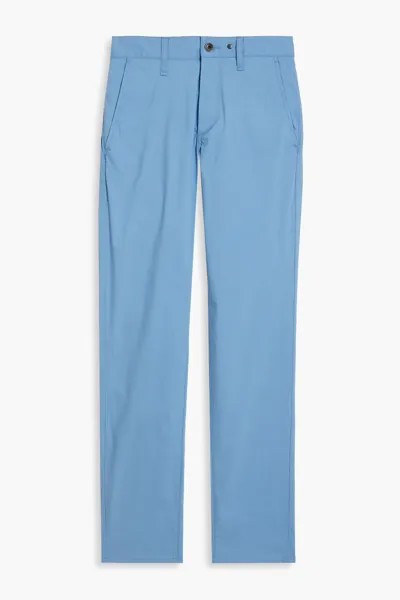 Узкие брюки чиносы из смесового хлопка Rag & Bone, светло-синий