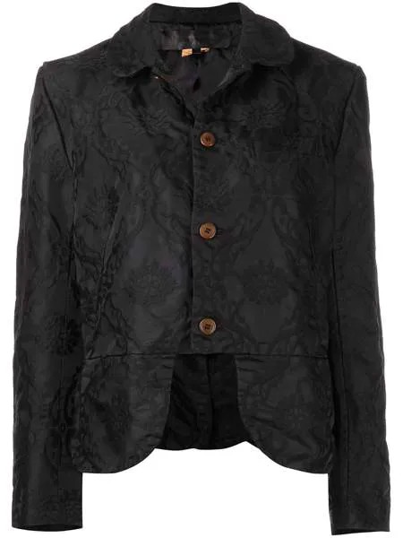 Comme Des Garçons Comme Des Garçons однобортный жаккардовый блейзер