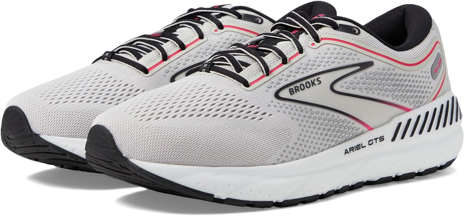 Кроссовки Ariel GTS 23 Brooks, цвет Grey/Black/Pink
