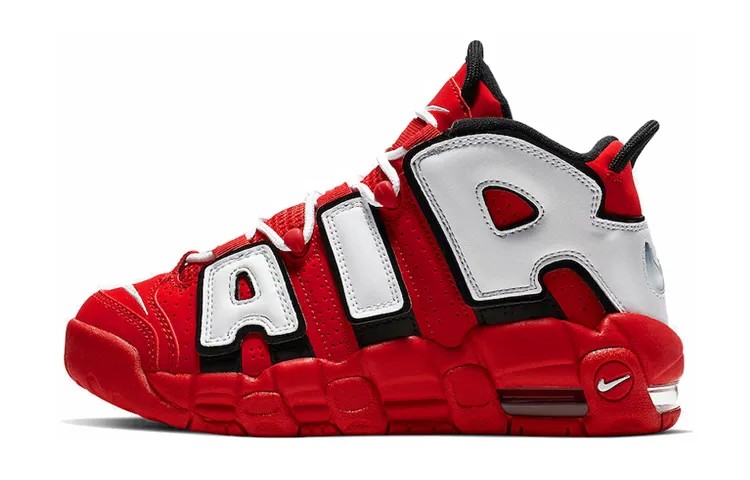 Nike Air More Uptempo GS 'Hoop Pack' University Red/Black/Summit White