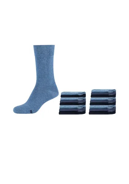 Носки Skechers 18 шт casual, цвет denim melange