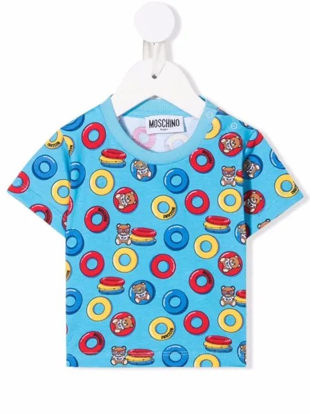 Moschino Kids футболка Teddy Bear