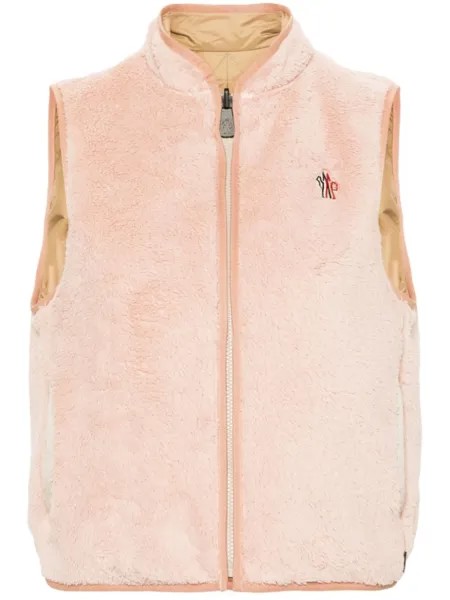 Moncler Grenoble двусторонний жилет, розовый