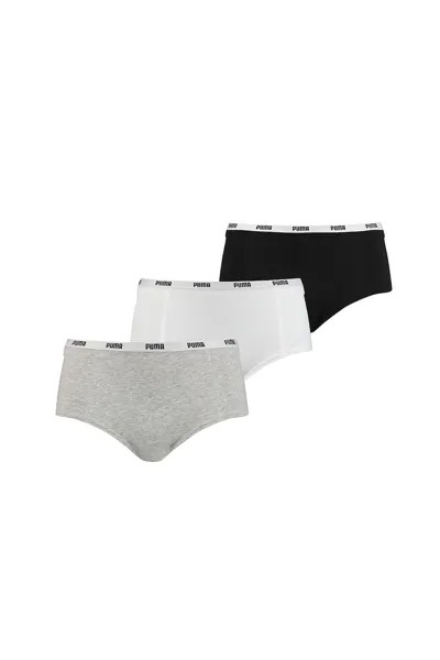 Хипстерское бикини - 3 пары Puma, черный
