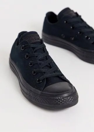 Черные монохромные кеды Converse Chuck Taylor All Star Ox-Черный