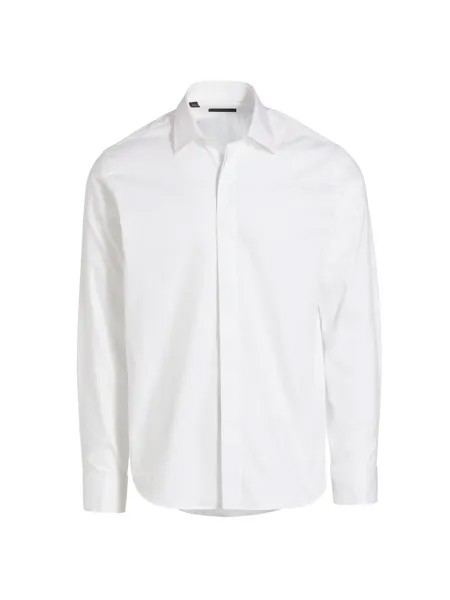 Рубашка-смокинг для путешествий Saks Fifth Avenue, белый