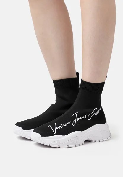 Высокие кроссовки Versace Jeans Couture, черный