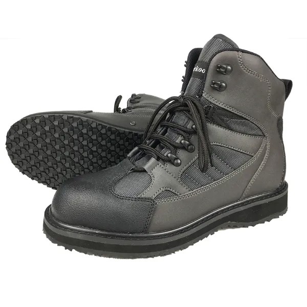 Резиновые или фетровые рыболовные ботинки, Нескользящие зимние ботинки для восхождения, для охоты, обувь из сетчатой кожи, быстросохнущая о...