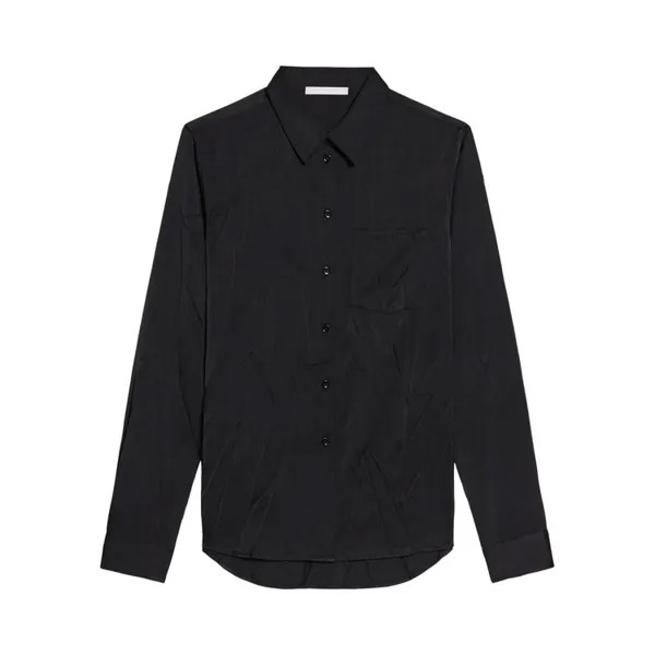 Рубашка Helmut Lang Crushed Classic Shirt, черный