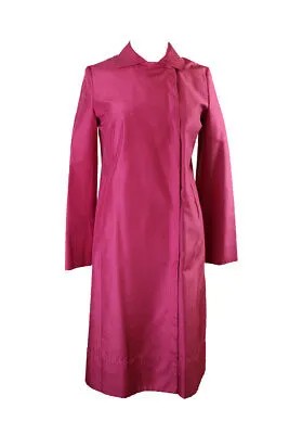 Bcbgmaxazria Розовое пальто на кнопках с воротником-стойкой 2