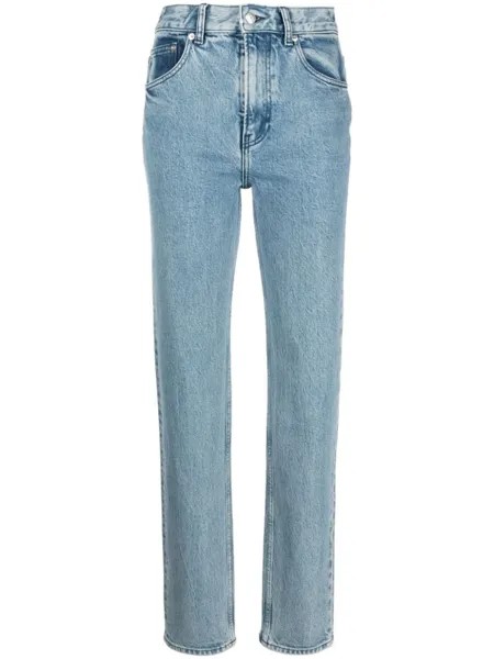 Filippa K зауженные джинсы средней посадки, синий
