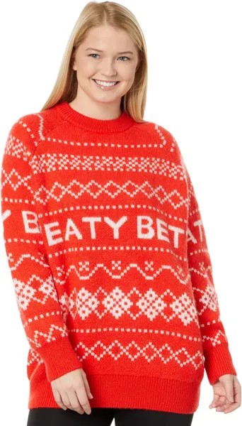 Свитер Snow Fairisle Sweaty Betty, цвет Firebird Orange Fairisle