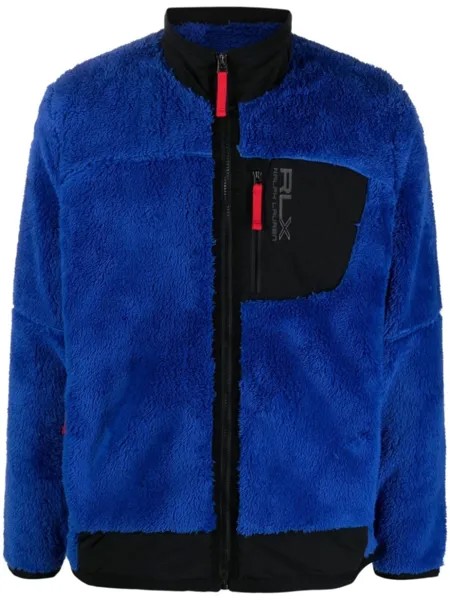 RLX Ralph Lauren бомбер с высоким воротником, синий