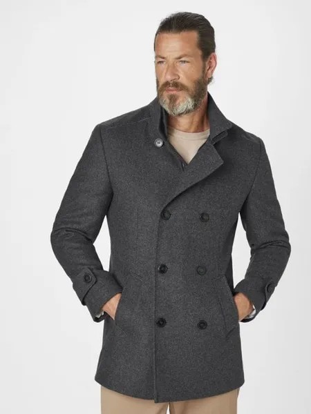Шерстяное пальто george S4 Jackets, серый