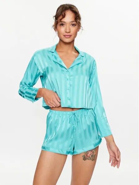 Пижамная футболка удобного кроя Hunkemöller, синий