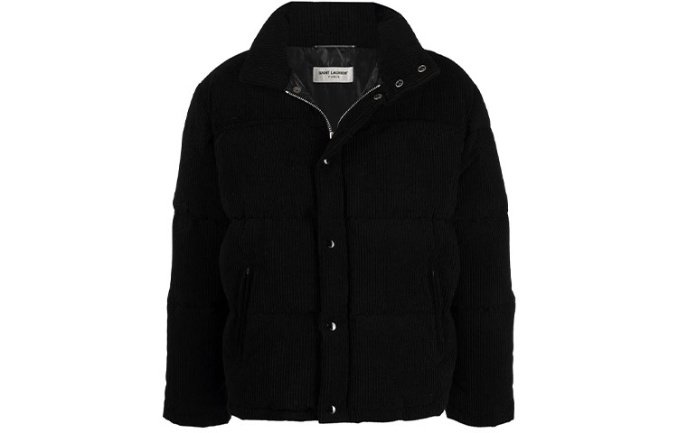 SAINT LAURENT Мужской пуховик, цвет Black