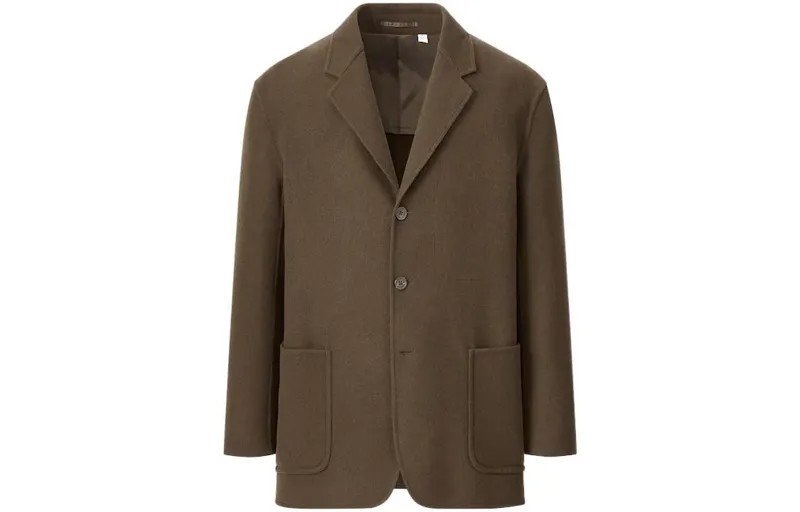 Мужской деловой костюм UNIQLO, цвет Brown