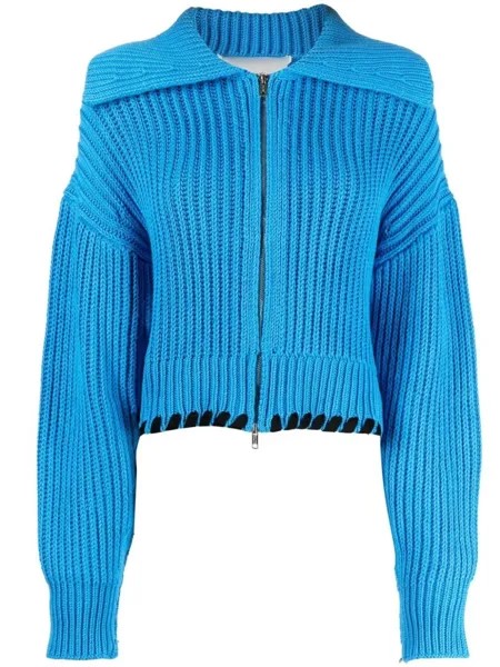3.1 Phillip Lim джемпер с широким воротником, синий