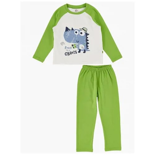 Пижама для мальчиков Mini Maxi, модель 1151, цвет салатовый, размер 110