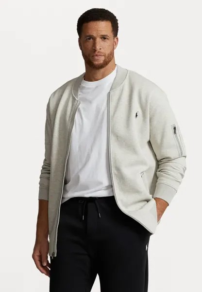 Толстовка на молнии Polo Ralph Lauren Long Sleeve, легкая спортивная вересковая