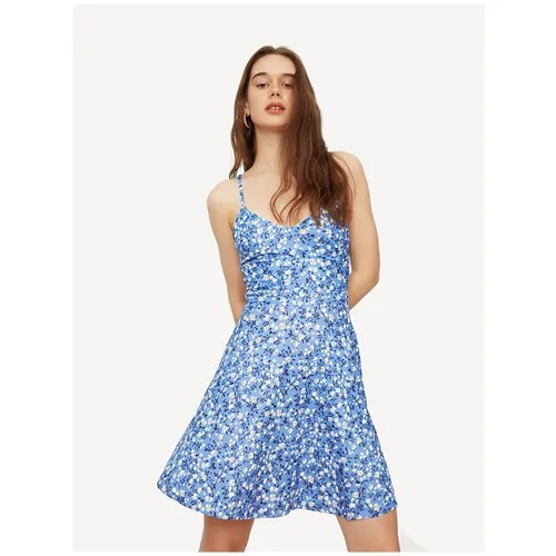 Сарафан TRENDYOL женский, модель: TWOSS20EL1630, цвет: BLUE, размер: XS
