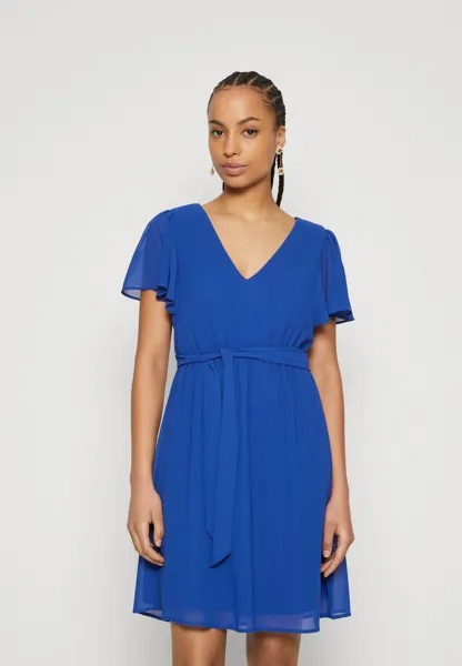 Коктейльное/праздничное платье VIMICADA V NECK DRESS VILA, цвет mazarine blue