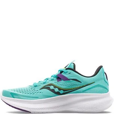 Женские кроссовки Saucony Ride 15, холодный мятный/кислотный, 6 B, средний размер США