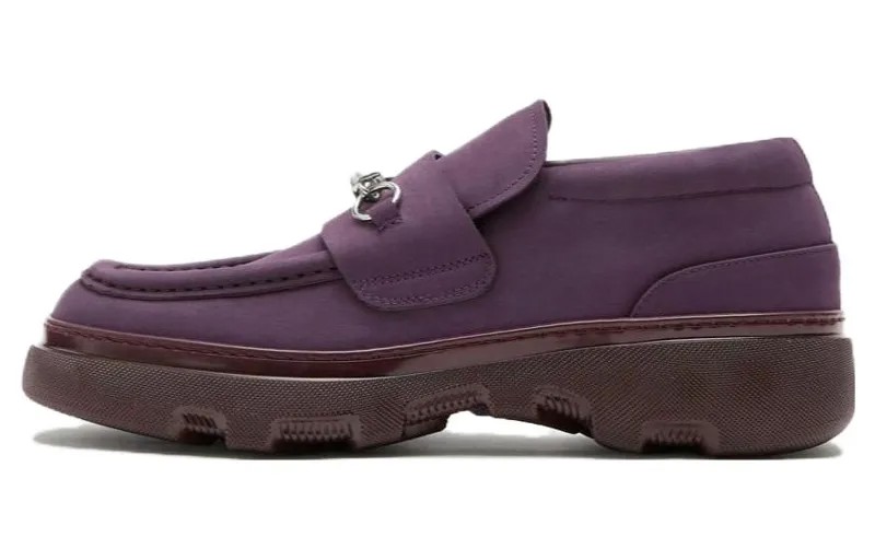 Замшевые мокасины Creeper Clamp Burberry
