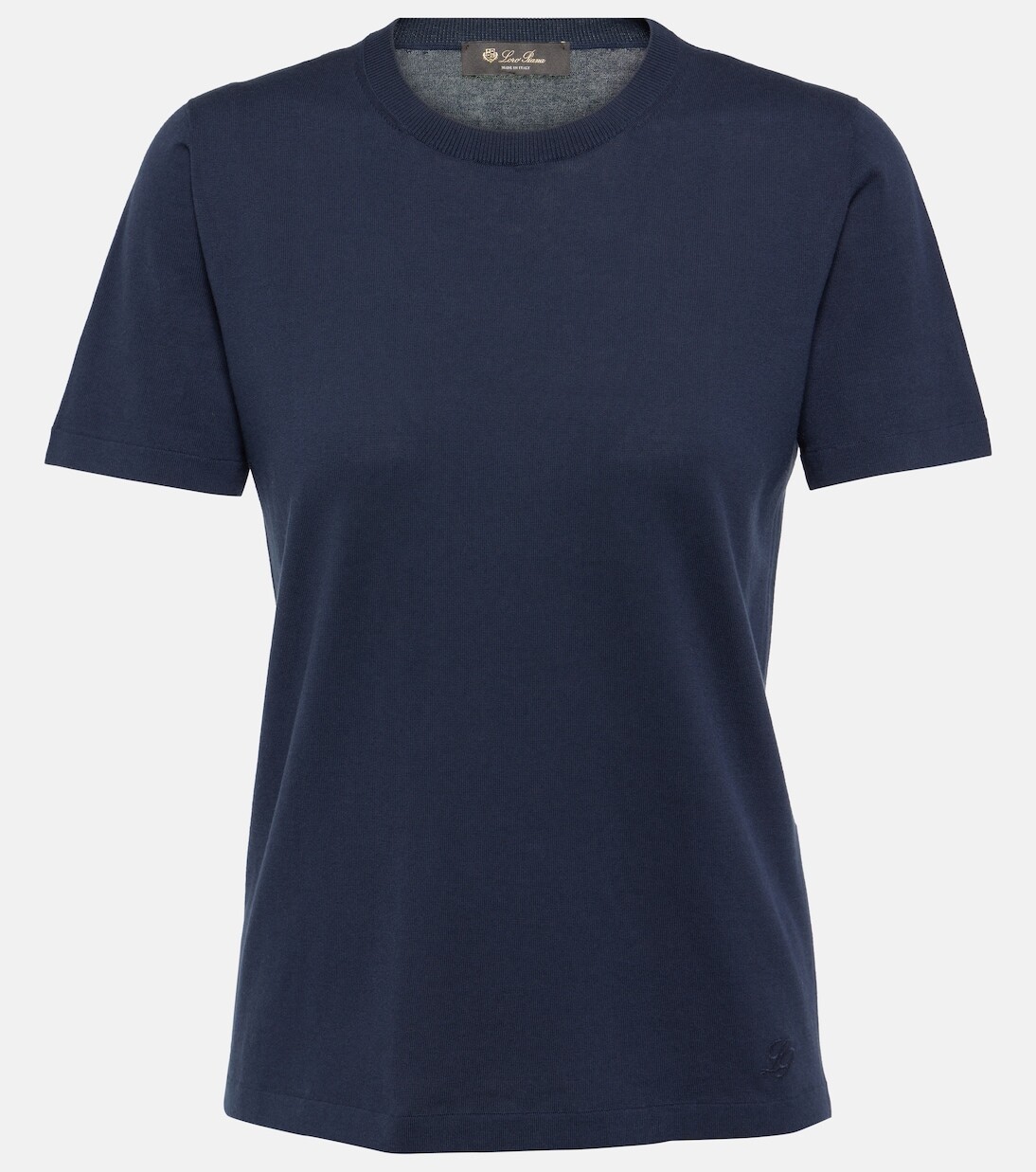 Футболка Angera из хлопка Loro Piana, синий