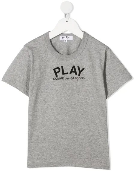 Comme Des Garçons Play Kids футболка с принтом