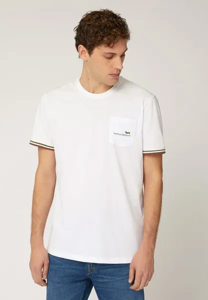 Базовая футболка CON TASCHINO Harmont & Blaine, белый